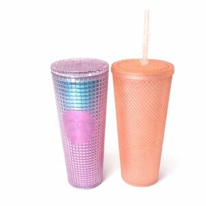 Starbucks Iridescent Tumbler & Target Opal House Textured Tumbler| $25 for Both